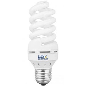 تصویر لامپ کم مصرف 25 وات برند دلتا مدل تمام پیچ پایه E27 رنگ آفتابی کد DELTA-LAMPEKAMMASRAF-TAMAMPICH-E27-25W-AFTABI 