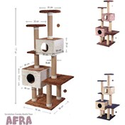 تصویر اسکرچر، لانه، جای خواب و درخت گربه کدیپک مدل افرا Kedipek Cat Tree Maple Model