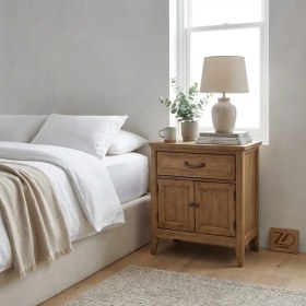 تصویر پاتختی چوبی رایان 