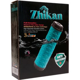 تصویر فیلتر چهار مرحله ای پلاس آنتی باکتریال ژیکان Zhikan Antibacterial Herbal Water Filter