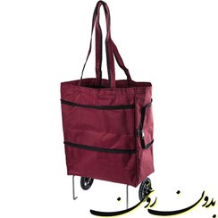 تصویر چرخ خرید کیفی تاشو مدل رز 