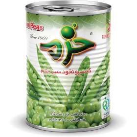 تصویر کنسرو نخود سبز خرم 