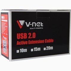 تصویر کابل افزایش طول USB وی نت 30 متری Vnet V-CUE20300 