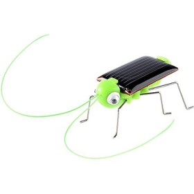 تصویر اسباب‌بازی ربات موریانه خورشیدی برند beauenty Solar Powered Grasshopper Robot Toy