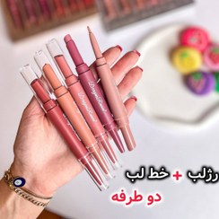 تصویر خط لب دوطرفه دراگون رانی 