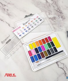 تصویر آبرنگ 24 رنگ giorgione 