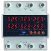 تصویر محافظ ولتاژ جريان سه فاز JBH 63 (كنترل فاز و بار) (CVP3-63) 