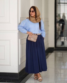 تصویر ست شومیز دامن وانیل 