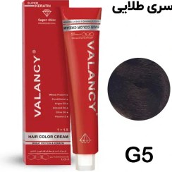 تصویر رنگ موی سری طلایی 100میل والانسی G5 Valancy Hair Color Golden Series 100ml