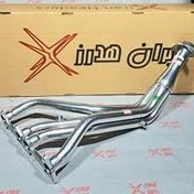 تصویر هدرز پژو xu7 فولادی با ابکاری استیل با تمام لوازم 