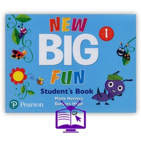 تصویر کتاب نیو بیگ فان 1 | New Big Fun 1 + کتاب کار New Big Fun 1 student's book + workbook