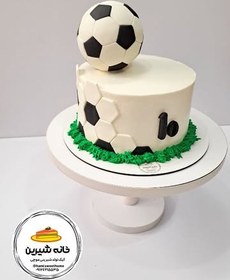 تصویر کیک فوتبالی شماره یک 