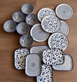 تصویر ست دنی هوم گل آبی 