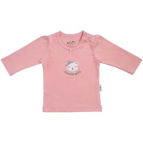 تصویر بلوز آستین بلند نوزاد دخترانه طرح لاولی نیلی Nili Lovely Nili Lovely Baby Girl Long Sleeve Shirt