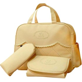 تصویر ساک لوازم چرمی کودک دوخت ماسوره ای ببتو Bebetto Baby accessories bag code:201044/1