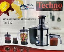 تصویر آبمیوه گیری 4 کاره 1200 وات برند تکنو مدل Techno TS-312 