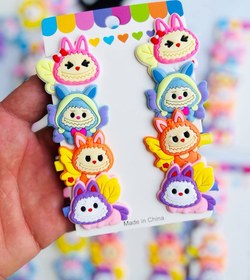 تصویر گیره مو انبری خرگوش لبوبو (نوزادی) - یاسی 