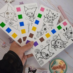 تصویر نقاشی آبرنگی کارتی نقاشی آبرنگی