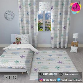 تصویر ست کامل اتاق نوزاد و کودک کد K1412 