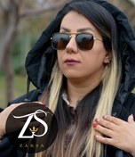 تصویر عینک آفتابی خلبانی یونیسکس رنگ طلایی و مشکی 