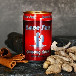 تصویر نوشیدنی انرژی زا جنسینگ 100 میل لاوفان قرمز love fun انقضا 2026/10 اصل دارای بچ کد رهگیری اصالت فروش ویژه 