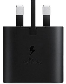 تصویر شارژر 25 وات سامسونگ کپی (گرید B) - مشکی Samsung Charger 25 W