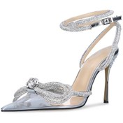 تصویر کفش زنانه مجلسی پاشنه بلند عروس برند bublic dsire 