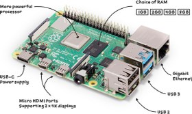 تصویر رزبری پای 4 B رم 8 گیگابایت 