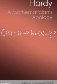 تصویر دانلود کتاب A Mathematician's Apology [Reissue ed.] کتاب انگلیسی تقدیر ریاضیدان [Reissue ed.]