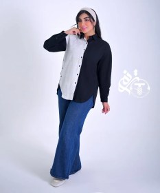 تصویر مانتو ترکیبی دنیز 