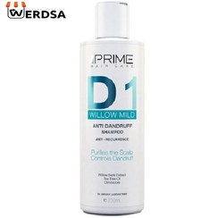 تصویر شامپو ضدشوره ملایم پریم D1 Willow Mild Anti Dandruff Shampoo PRIME D1