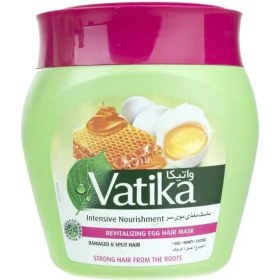 تصویر ماسک مو عصاره تخم مرغ عسل واتیکا ا Vatika Rejuvenating honey and egg Hair Mask 500ml Vatika Rejuvenating honey and egg Hair Mask 500ml