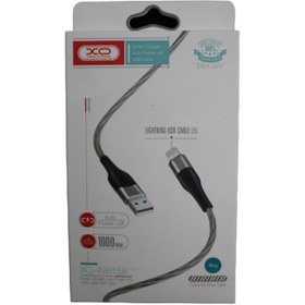 تصویر کابل شارژ رقص نوردار سریع یو اس بی به لایتنینگ ایکس او مدل Xo Lightning Cable XO-NB158 