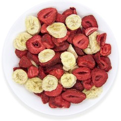 تصویر توت فرنگی و موز 