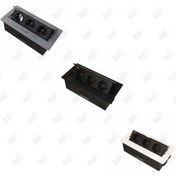 تصویر پریز توکار سه تایی تیسا 