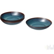 تصویر بشقاب گود ایکیا مدل GLADELIG ست 4 عددی GLADELIG Deep plate, blue, 21 cm