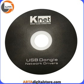 تصویر دانگل شبکه USB بدون آنتن کی نت مدل 300Mb Knet 300Mb Wireless USB Adapter