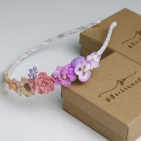 تصویر تل مو گل کد 660 