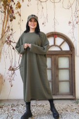 تصویر کفتان بافت زنانه کد ۱۷۶۴ 