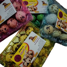 تصویر تخم بلدرچین بسته ۱۲ عددی 