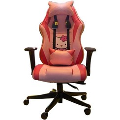 تصویر صندلی گیمینگ بامو طرح کیتی Gaming Chair Bamo Kitty Gaming Chair Bamo Kitty