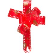 تصویر روبان کشی مدل گل پاپیون شو بسته 10 عددی 