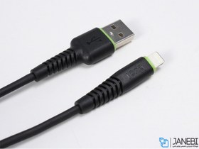 تصویر کابل فست شارژ لایتنینگ به یو اس بی budi Lightning Charger Cable 1.2M 