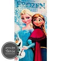 تصویر حوله استخری فروزن دیجیتال frozen bathroom towel