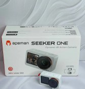 تصویر دوربین ورزشی Apeman Seeker One 4K با دو صفحه نمایش و فیلم‌برداری ۶۰FPS 