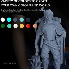 تصویر رزین ABS پرینتر سه بعدی مدل elegoo resin ABS