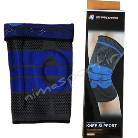 تصویر زانوبند ورزشی فنر دار با آستری ژله ای KNEE SUPPORT