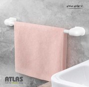 تصویر جا حوله ای میله ای اطلس 