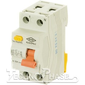 تصویر محافظ جان تکفاز 25A الکترو کاوه residual-current circuit breaker (RCCB) KAVEH 25A