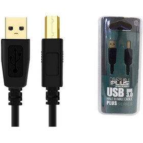 تصویر کابل USB کی نت پلاس مدل KP-C4012 طول 1.5 متر K-NET PLUS KP-C4012 USB 2.0 AM to USB 2.0 AM Cable 1.5m